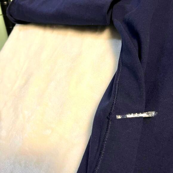 NWT Ralph Lauren Polo Pullover Men's 4XLT Dark Blue 1/4 Zip Soft Stretch Sweater - Picture 7 of 10